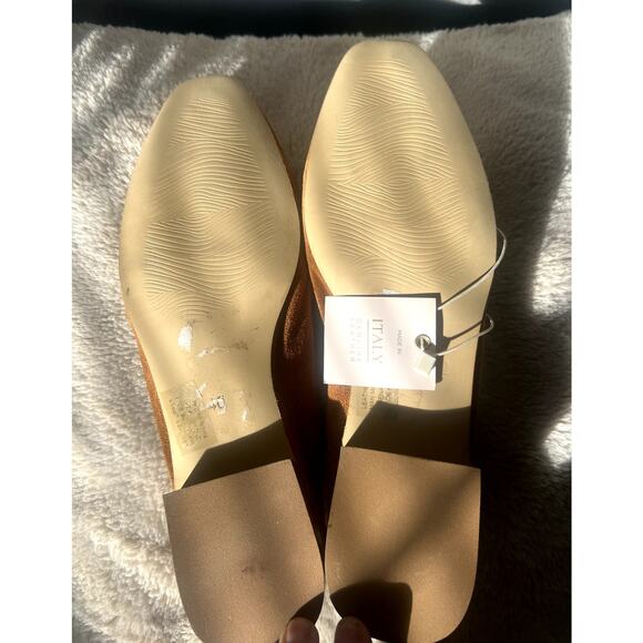 NEW Lamica Zuena Womens Driver Suede Penny Loafers Size 9.5/40 Women's Italian - Picture 5 of 7